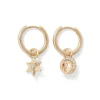 Online The Met Store Moon and Star Hoop Earrings