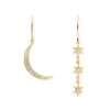 Hot The Met Store Moon and Stars Drop Earrings