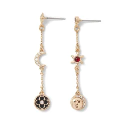 Outlet The Met Store Moonface and Crescent Drop Earrings