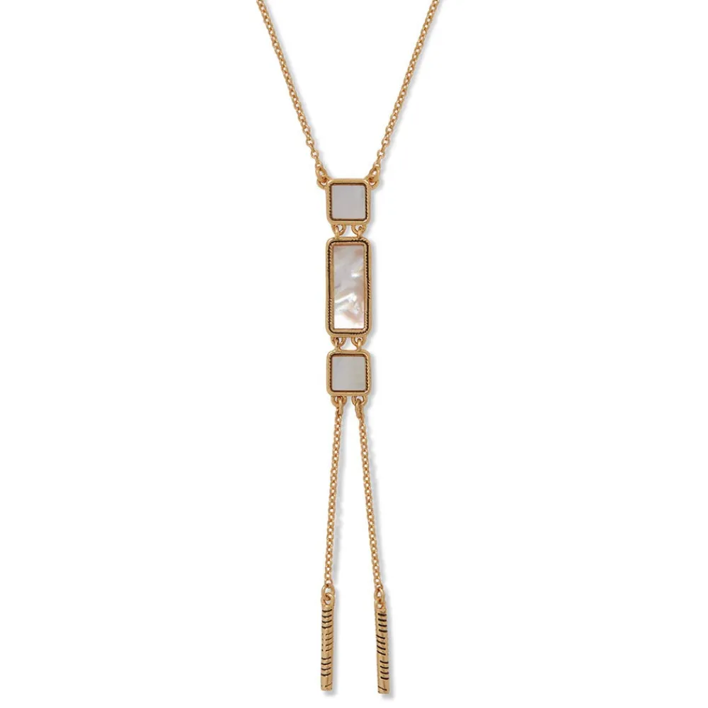 Online The Met Store Mother-of-Pearl Tile Double Lariat Necklace