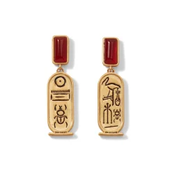 Hot The Met Store New Kingdom Gems Double-Drop Earrings
