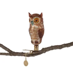 Sale The Met Store Owl Handmade Glass Ornament