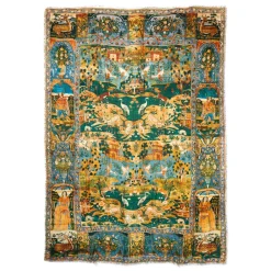 Best The Met Store Persian Pictorial Textile Oversize Oblong Scarf