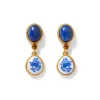 Clearance The Met Store Qing Bottle Floral Drop Earrings