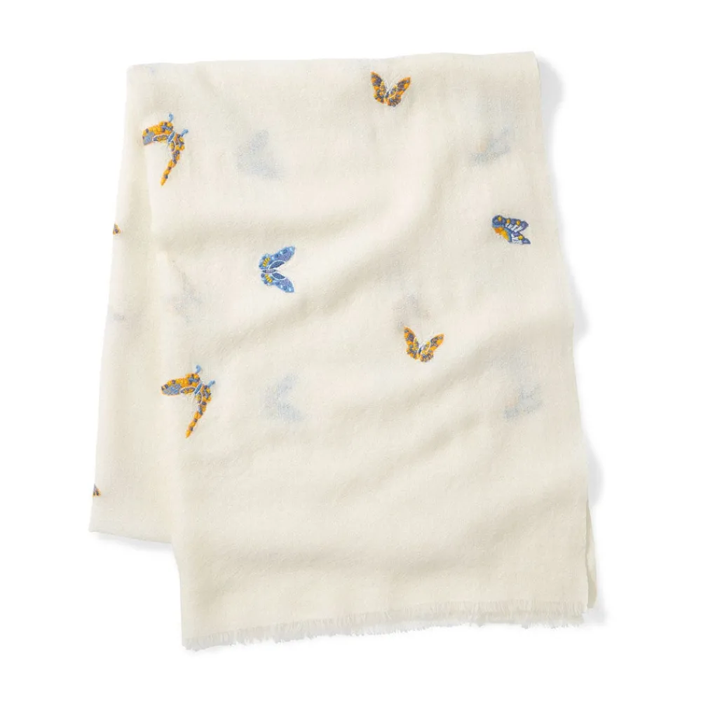Sale The Met Store Qing Embroidered Butterflies Oblong Scarf