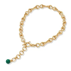Discount The Met Store Roman Malachite Statement Necklace