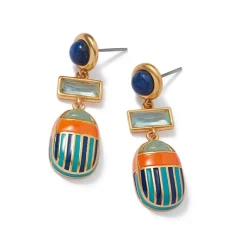 Clearance The Met Store Royal Scarab Drop Earrings