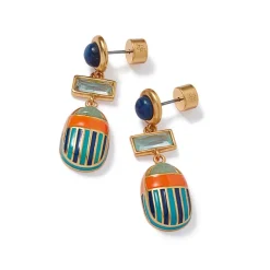 Clearance The Met Store Royal Scarab Drop Earrings