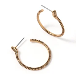 Clearance The Met Store Serpentine Hoop Earrings