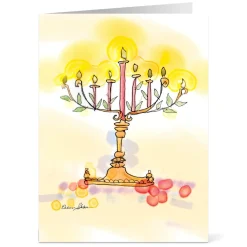 Best The Met Store Sklar: Golden Lights Hanukkah Cards