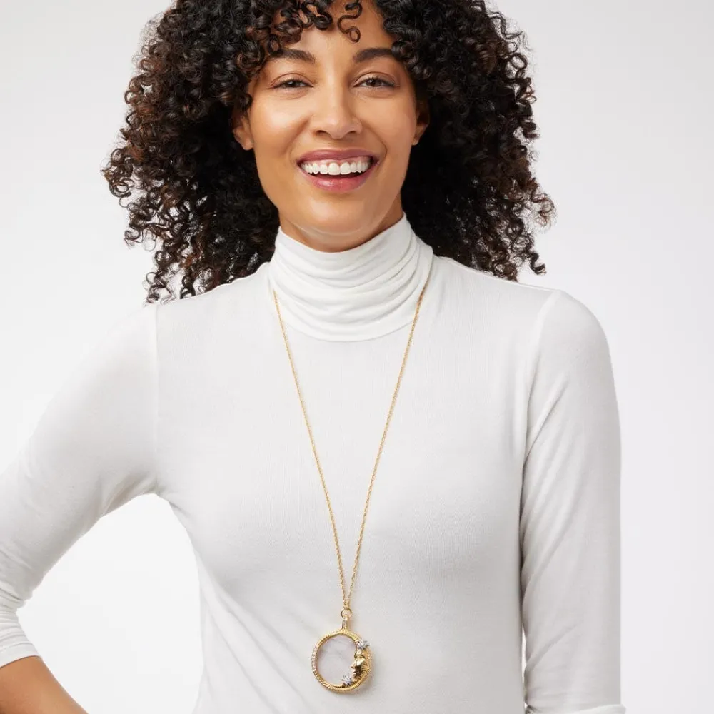 The Met Store Spanish Day and Night Magnifier Pendant Necklace