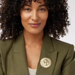 The Met Store Spanish Day and Night Sun Brooch