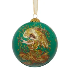 The Met Store Tait-Henson Angel of the Evergreens Hand-Painted Glass Ornament