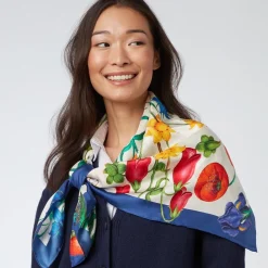 Best The Met Store The Met Cloisters Garden Square Silk Scarf