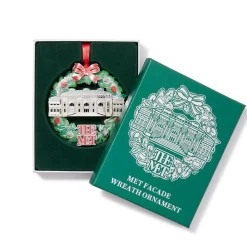 Best The Met Store The Met Facade Wreath Ornament