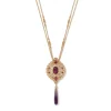 Hot The Met Store Turkish Amethyst Long Pendant Necklace