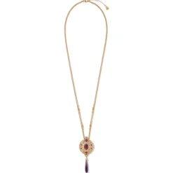 Hot The Met Store Turkish Amethyst Long Pendant Necklace