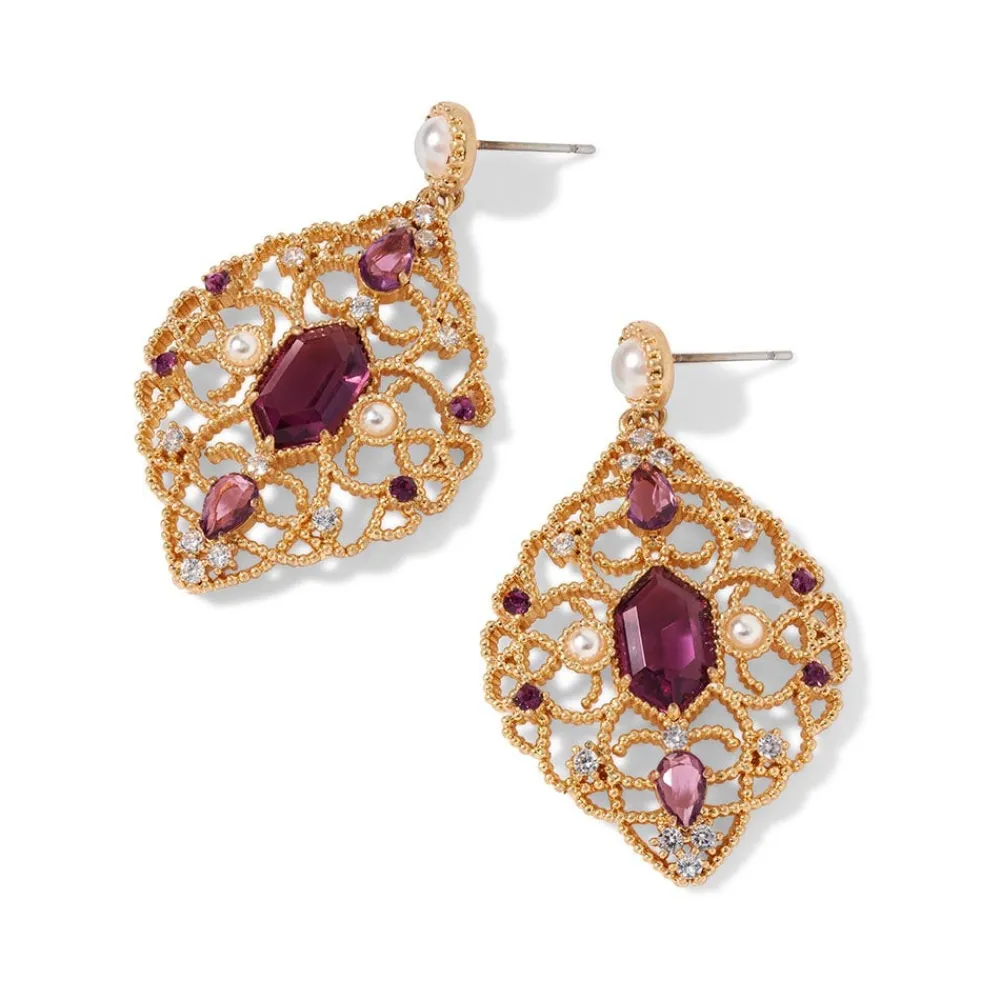 Discount The Met Store Turkish Amethyst Statement Earrings
