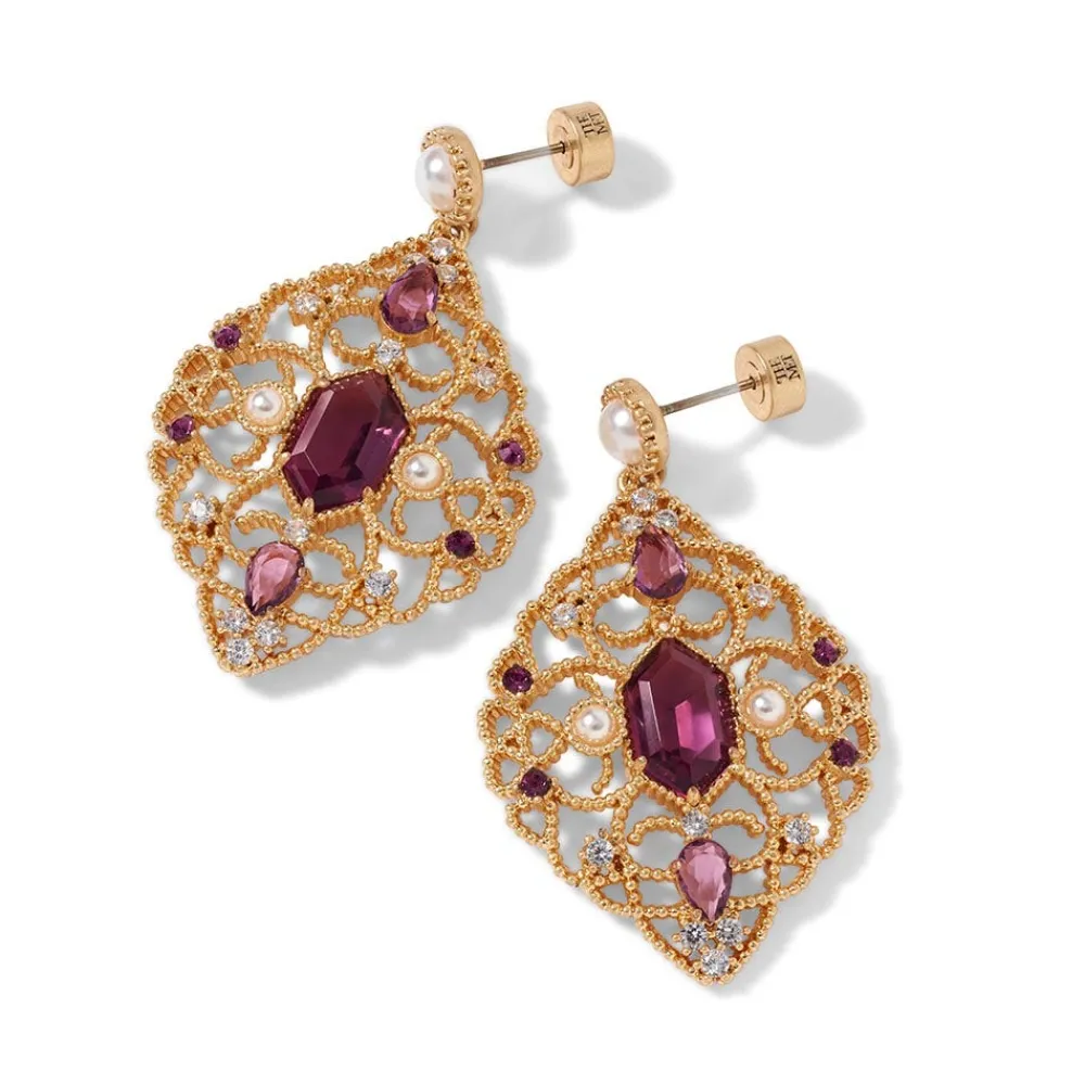 Discount The Met Store Turkish Amethyst Statement Earrings