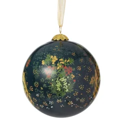 Outlet The Met Store Unicorn in a Garden Hand-Painted Glass Ornament