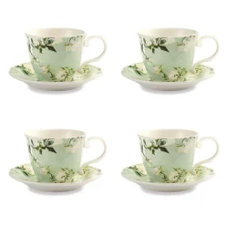 The Met Store Van Gogh Roses Teacup and Saucer