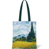 Best The Met Store Van Gogh Wheat Field with Cypresses Tote