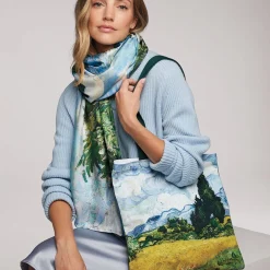 Best The Met Store Van Gogh Wheat Field with Cypresses Tote