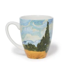 Best The Met Store Van Gogh Wheat Field with Cypresses Covered Mug with Tea Infuser