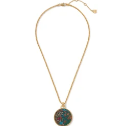Hot The Met Store William Morris Blackthorn Enamel Pendant Necklace