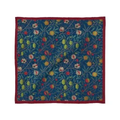 Best The Met Store William Morris Pomegranate Cotton-and-Silk Pocket Square